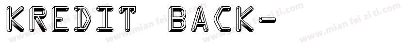 Kredit Back字体转换